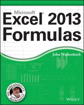 Paperback Excel 2013 Formulas Book