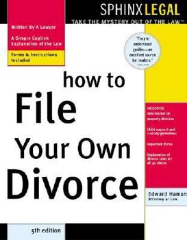Paperback How to File Your Own Divorce Book