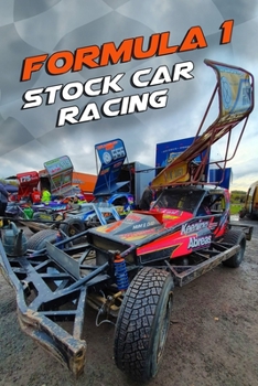 Paperback Formula 1 Stock Car Racing: 120 pages, lined paper, paperback Book