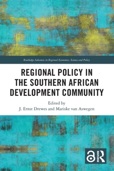 Paperback Regional Policy in the Southern African Development Community Book