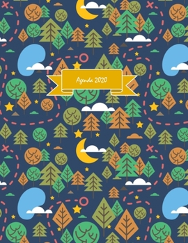 Agenda 2020: Mindfulness Planner 2020 with GRATITUDE JOURNAL, HABIT & MOOD TRACKER, PERSONAL & BUSINESS TO-DOs - - monthly calendars, weekly pages - Cute Cover Illustration od Woodland Forest