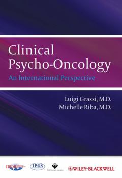 Hardcover Clinical Psycho-Oncology: An International Perspective Book