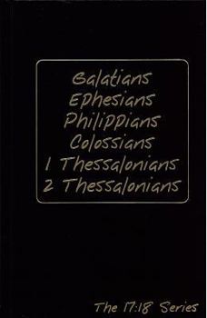 Hardcover Galatians, Ephesians, Philippians, Colossians, I and 2 Thessalonians: Journible the 17:18 Series Book