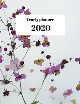 Paperback 2020 Yearly planner: nature themed calendar & organizer - 148 pages, 8,5" x 11" (version 34) Book