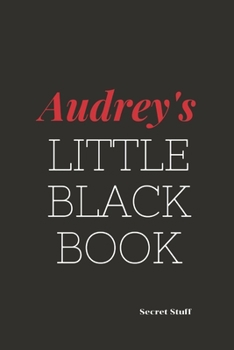 Paperback Audrey's Little Black Book: Audrey's Little Black Book