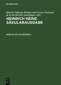 Hardcover de l'Allemagne, I [German] Book