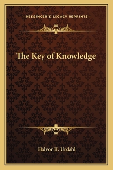 Paperback The Key of Knowledge Book