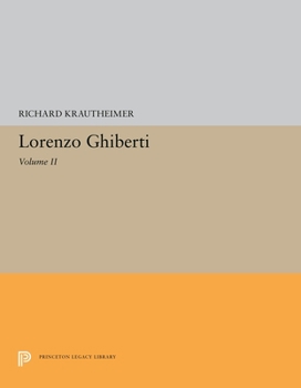 Paperback Lorenzo Ghiberti: Volume II Book