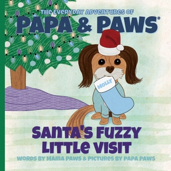 Paperback Santa's Fuzzy Little Visit Book