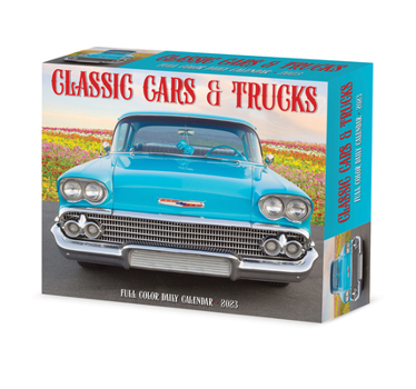 Calendar Classic Cars & Trucks 2023 Box Calendar Book
