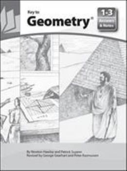 Spiral-bound Key to Geometry, Books 1-3, Answers and Notes Book