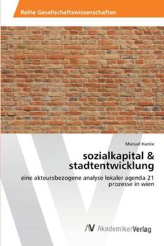 Paperback sozialkapital & stadtentwicklung [German] Book