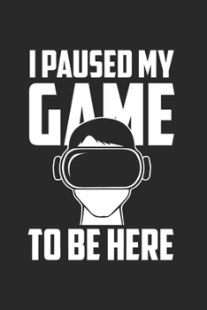 Paperback Vr Gamer Notebook: Diary Journal, Sketchbook 6x9 inches with 120 Blank Pages For Drawing, Notes, Sketches Book