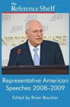 Paperback Reference Shelf: Representative American Speeches, 2008-2009: 0 Book