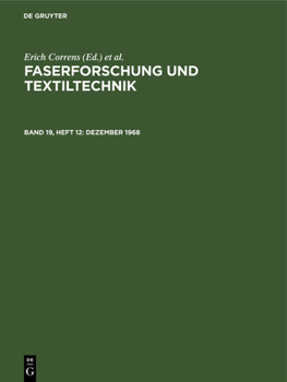 Hardcover Dezember 1968 [German] Book