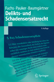 Paperback Delikts- Und Schadensersatzrecht [German] Book