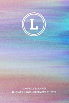 2020 Daily Planner: Initial, letter L; January 1, 2020 - December 31, 2020; 6" x 9"