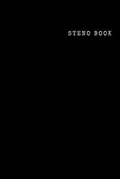 Steno Book: Steno pad, 6" x 9", Gregg Rule, White Paper, 100 Pages