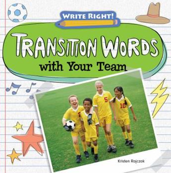 Paperback Transition Words with Your Team Book