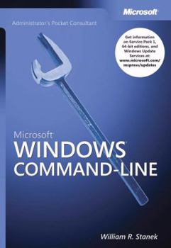 Paperback Microsoft Windows Command-Line Administrator's Pocket Consultant Book