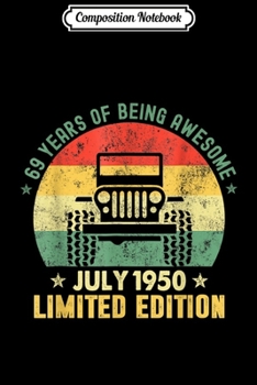 Paperback Composition Notebook: July 1958 I Am Not 61 I Am 18 With 43 Year Of Experience Journal/Notebook Blank Lined Ruled 6x9 100 Pages Book