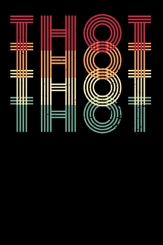 Paperback Thot: Notebook A5 for Thot Patrol Member, Thots and Dank Meme Lover I A5 (6x9 inch.) I Gift I 120 pages I Dotted I Dot Grid Book