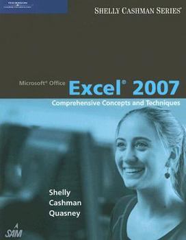 Paperback Microsoft Office Excel 2007: Comprehensive Concepts and Techniques Book