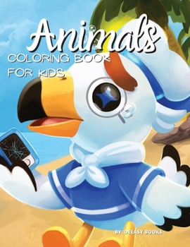 Paperback Animals Coloring Book For Kids Book