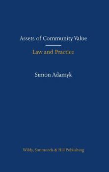 Hardcover Assets of Community Value: Law and Practice [Portuguese] Book