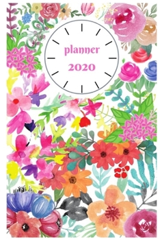 2020 Planner: Notebook Journal Purple Floral