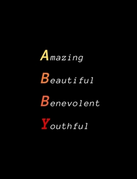 Abby: Inspiring composition notebook gift for girl, daughter or woman | Name personalised present | Elegant wide ruled paper | Standard size perfect for school, college or university