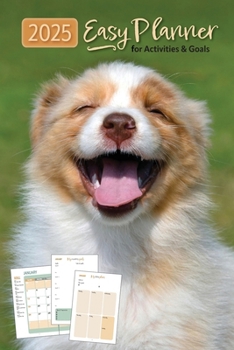 2025 Easy Planner for Activities and Goals