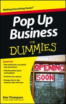 Paperback Pop-Up Business for Dummies Book