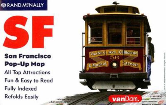 Map Vandam San Francisco, California Pop-Up Map Book