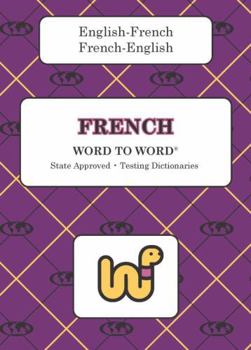 Paperback English-French & French-English Word-to-Word Dictionary: Suitable for Exams (English and French Edition) Book