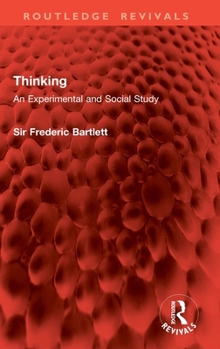 Hardcover Thinking: An Experimental and Social Study Book