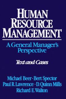 Hardcover Human Resource Management: A General Manager's Perspective: Text and Cases Book
