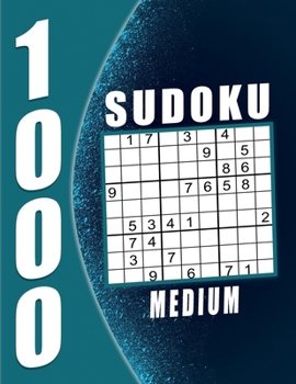 Paperback Sudoku Puzzle Book Medium: 1000 Puzzles 9x9 Sudokus for Adults with Solutions Makes a Great Gift for Adults, Grandparents And Seniors. Book