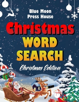 Paperback Christmas word search.: Easy Large Print Puzzle Book for Adults, Kids & Everyone for the 25 Days of Christmas. Book