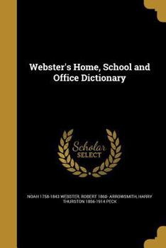 Paperback Webster's Home, School and Office Dictionary Book