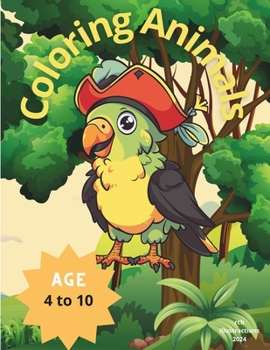 Paperback Coloring Animals: coloring book