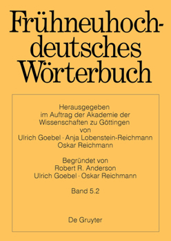 Hardcover Frühneuhochdeutsches Wörterbuch (5.2) [German] Book