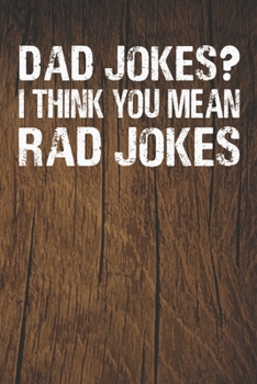 Paperback Dad Jokes: Bad Dad Jokes Book