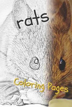 Rat Coloring Pages: Beautiful Rats Drawings for Kids and for Adults Relaxation
