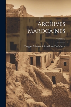 Paperback Archives Marocaines; Volume 2 [French] Book