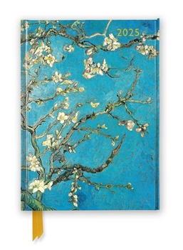Hardcover Vincent Van Gogh: Almond Blossom 2025 Luxury Diary Planner - Page to View with Notes Book