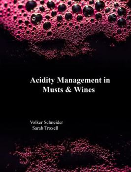 Hardcover Acidity Management in Must and Wine Book