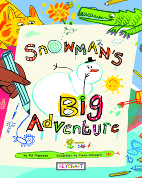 Hardcover Snowman's Big Adventure Book