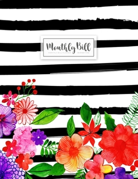 Monthly Bill Planner: Monthly Budget Planning & Expense Tracker Bill Organizer or Finance Weekly and Daily Notebook with Debt Payment Log (Money Account Savings)