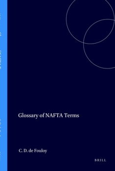 Paperback Glossary of NAFTA Terms Book